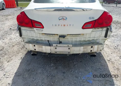 2011 Infiniti G25 from USA, damaged, VIN JN1DV6AP8BM602709